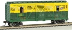 40' Animated Stock Car W/horses, Chicago And North Western BAC-19703. Fixed Price $44.99.