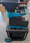 Heavy Duty Garden Silent Electric Wood Chipper 1800W 14A Mulch Branches 40L. Fixed Price $144.00.