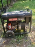 Craftsman Portable Generator 7.8 Hp 4200 Watt Starts With First Pull 53 Hours. Fixed Price $399.00.