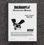 Operator Instruction Manual Fits Mtd Wood Chipper 462 Thru 465 Shredder. Fixed Price $19.97.