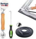 Screen Repair Kit/tool, Roller Steel With Bear, 32 Ft Spline. Fixed Price $16.00.