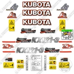 Fits Kubota KX121-3 Decal Kit Mini Excavator (with Warnings) 7 Year 3M Vinyl!. Fixed Price $134.95.