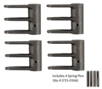 Oem Troy-bilt/mtd Craftsman Yardman Set Of 4 Flail Blade 719-0329 W/spring Pin. Fixed Price $109.99.