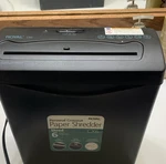 Royal CX6 Crosscut Paper Shredder, Shreds Sheets, Auto Start/stop. Fixed Price $29.99.