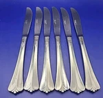 Rogers Company Victory Dinner Knives Stainless Korea Flatware Set Of 6. Fixed Price $16.72.
