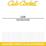 Cub Cadet 720-0142 Grip Wheel Vacuum Trimmer Trencher Tiller Self Propelled. Fixed Price $9.95.