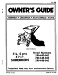 Mtd Chipper Shredder Manual Model 240-640-645-648-000. Fixed Price $15.99.