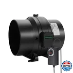 Melonfarm 6IN Inline Duct Fan 260 Cfm With E12 Speed Controller Ventilation Exha. Fixed Price $89.03.
