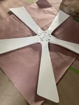 Matthews / Atlas Fan Company Irene-h Set Of 5 Blades, Matte White, 42. Fixed Price $99.00.