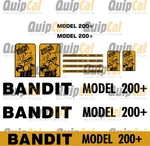 Brush Bandit 200+ Decal Set. Sets For Your Chippers Grinders.. Fixed Price $100.00.