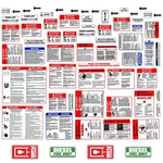 Safety Decal Kit For Brush Bandit Wood Chipper Stickers English + Spanish Uv 7YR. Fixed Price $144.95.