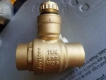 Webstone H-50614 1" & 1/4 Sweat Brass Ball Valve Drain 3 Way Purge. Fixed Price $69.00.