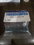 Team Associated 7427 Springs Fr Green 2.99 Rate New Old Stock. Fixed Price $15.00.