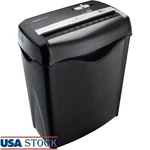 6 Sheet Cross Cut Shredder Credit Card Paper Auto Start Overheat Protection New. Fixed Price $50.52.