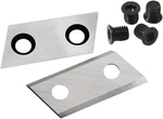 Jwn 2PCS Garden Shredder Chipper Blades Cutters With 4 Screws Nuts Kit Hole Me. Fixed Price $17.43.