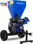 Wood Chipper With Hitch - 7.5 Hp 224CC Gas Powered Shredder Towable, 3 In 1. Fixed Price $1072.00.