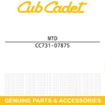 Mtd 731-07875 HUBCAP-11" Gray Murray Yard-machines Explorer Trail Sure B2M7 B2J1. Fixed Price $14.95.