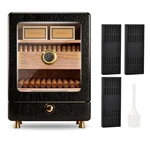 Electronic Cigar Cooler Humidor Stable Humidity Cedar Wood Shelf. Fixed Price $110.69.