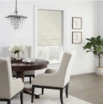 Eclipse Carlton Damask Blackout Cordless Window Roman Shade Champagne 35X64. Fixed Price $35.99.