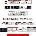 Brush Vermeer Wood Chipper Safety Decal Kit, English / Spanish, With Reflective. Fixed Price $105.00.