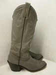 Acme Vintage Gray Leather Cowboy Boots Womens Size 6 Style 189001 Usa. Fixed Price $44.95.