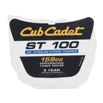 Cub Cadet 777D19187 Label Engine Shrd 159CC 262J756 262J710. Fixed Price $15.95.