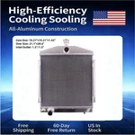 2ROW Aluminum Radiator For Lincoln Classic 300D Welders W/ Perkins Kubota Engine. Fixed Price $666.00.