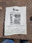 K4CH K6CH Shredder & Chipper Operator Parts Manual Fits Kemp K8CHD T6CH. Fixed Price $17.95.