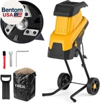 Upgraded 3-BLADE Electric Wood 15-AMP,CHIPPER Shredder Detachable With. Fixed Price $192.00.