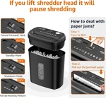 Basics 8-SHEET Cross Cut Paper Shredder And Credit Card Sheet, Black. Fixed Price $50.99.