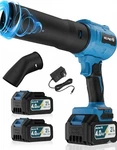 Blue Cordless Leaf Blower With Battery And Charger, Turbo Jet, As Seen On Tv,.... Fixed Price $92.77.