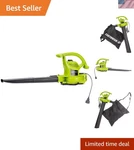 Earthwise Corded Electric 3-IN-1 Blower/vacuum/mulcher With Convenience Features. Fixed Price $269.98.