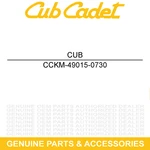Cub Cadet KM-49015-0730 Crankcase Cover Tank SZ60 SZ54 S6031 M60 LZ60 LZ54. Fixed Price $192.02.
