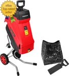 120V 15A Corded Electric Wood Chipper Shredders With 45MM Branch Capacity Coll. Fixed Price $244.99.