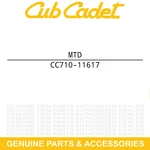 Mtd 710-11617 HXFLG:M6X1:40:GR8.8 Troy-bilt Bronco Pony Auto 42 TB547 TB30T. Fixed Price $13.95.