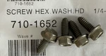 Pack Of 4 Mtd Oem Nos Hex Washer Head Screw 710-1652 Cub Cadet Troy Bilt. Fixed Price $23.00.