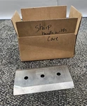 (qty 4) Simonds 19071640: 7-1/4 X 3/8 3-HOLE Brush Chipper Knives. Fixed Price $162.00.