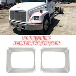 Pair Headlight Bezels For Freightliner FL50 FL60 FL70 FL80 FL106 06-20017-000. Fixed Price $49.09.