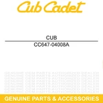 Cub Cadet 647-04008A Control Handle Assembly SRE621 SRC621 SR621 S621 CC99M. Fixed Price $46.01.