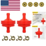 394358 AM38708 298090 Lawn Mower 1/4" Inline Gas Fuel Filter For & Bs 394.... Fixed Price $12.90.