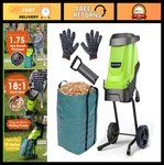 Electric Wood Chipper & Mulcher 15A - Powerful Garden Tool For Branches, Sticks. Fixed Price $177.99.