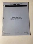 Gravely Pro Chip 310 Service Manual. Fixed Price $10.84.