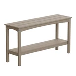 Laguna Outdoor Patio Bar Console Table With Storage Shelf Weathered Wood. Fixed Price $254.24.