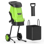 Steelite Electric Wood Chipper Shredder 15-AMP Mulchers With 45L Collection Bag. Fixed Price $109.99.