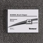 Vermeer BC600XL Brush Chipper Maintenance Manual. Fixed Price $104.51.
