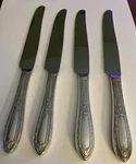 William Rogers Victory Silverplate Flatware Knives Set Of 4. Fixed Price $24.99.