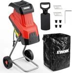 Ework Electric Wood Chipper, 15-AMP Shredder With 1.77" Cutting Diameter. Fixed Price $149.95.
