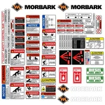 Decals For Morbark Wood Chipper With + Safety Stickers 7YR Uv Lam Made In Usa. Fixed Price $124.95.