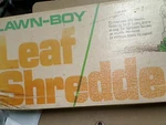 Lawn-boy Leaf Shredder 19" #681683 Fits Most Mowers Since 1964. Fixed Price $28.15.