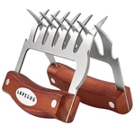 Lope & Ng Meat Handler Shredder Claws Set Of 2 - Wood Normal, Silver. Fixed Price $28.41.